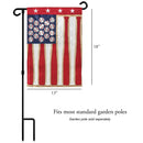Magnolia Garden Red White Blue Baseball Batt 19 x 13 Polyester Small House Flag