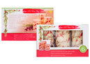 Flameless LED Glitter Berries and Cardinals Wax Pillar Candles with Timer, 3pc Set
