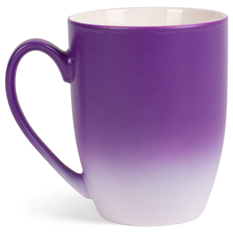 two-colors matte glaze mugs - Purple