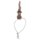 Cottage Garden Woodgrain Crown 6.25 inch Resin Collectible Witch Wizard Magic Wand Ornament