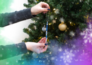 Cottage Garden Ice Queen Blue 6.25 inch Resin Collectible Witch Wizard Magic Wand Ornament