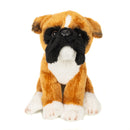 DEMDACO Brown Boxer Dog Childrens Plush Beanbag Stuffed Animal Toy