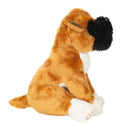 DEMDACO Brown Boxer Dog Childrens Plush Beanbag Stuffed Animal Toy