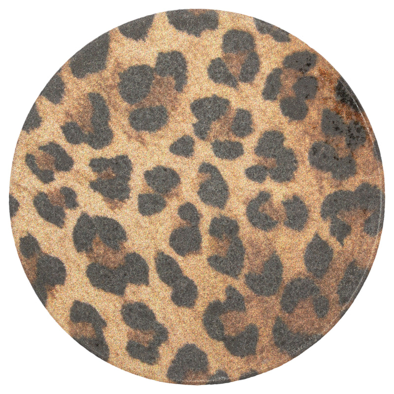 Animal Leopard Print 2.75 x 2.75 Absorbent Ceramic Car Coasters Pack of 2
