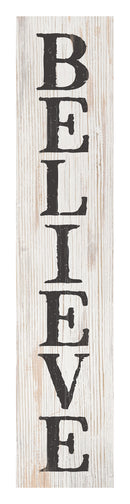 P. Graham Dunn Believe Midnight Black 7.25 x 1.63 Wood Christmas Decorative Word Block Sign