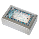 Someone Special Jeweled Silver Finish Jewelry Music Box - Plays Tune Wind Beneath My Wings