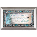 Someone Special Jeweled Silver Finish Jewelry Music Box - Plays Tune Wind Beneath My Wings
