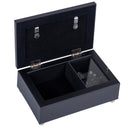 Sister So Important World Not Complete Matte Black Jewelry Music Box Plays You Light Up My Life