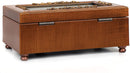 Always in My Heart Woodgrain Embossed Jewelry Music Box Plays Wind Beneath My Wings