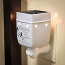 Home decor electrical fragrance lamp for use with wax drop, tarts, and oil scents