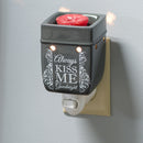 Home decor electrical fragrance lamp for use with wax drop, tarts, and oil scents