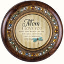 Mom Love You Cherished Gift Amber Earth Tone Jewelry Music Box Plays Wind Beneath My Wings