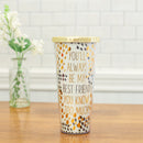 Mary Square 11"x4"x4" Youll Always Be My Best Friend Straw Tumbler, 1 Count (Pack of 1)