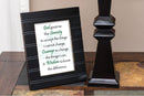 Home décor 8 x 10 wall and table top picture frame designed with meaningful artwork