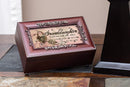 Granddaughter Unlocked Joy Rosewood Jewelry Music Box Plays You Are My Sunshine