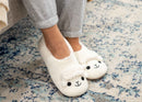 Sheep Ivory Womens Animal Cozy Plush Lined Non Slip Fuzzy Slipper - Large