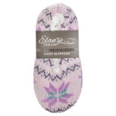 Lilac Purple Nordic Snow Womens Plush Lined Cozy Non Slip Indoor Soft Slippers