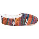 Orange Yarn Craft Blend Womens Plush Lined Cozy Non Slip Indoor Soft Slippers
