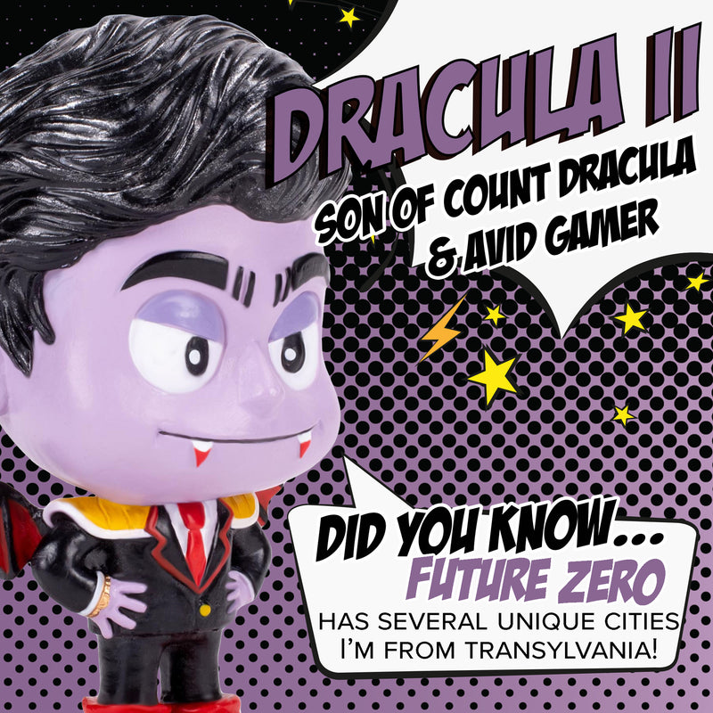 Dracula Periwinkle Purple 4 inch Painted Resin Boxed Collectible Figurine