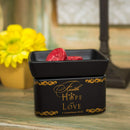Home decor electrical fragrance lamp for use with wax drop, tarts, and oil scents