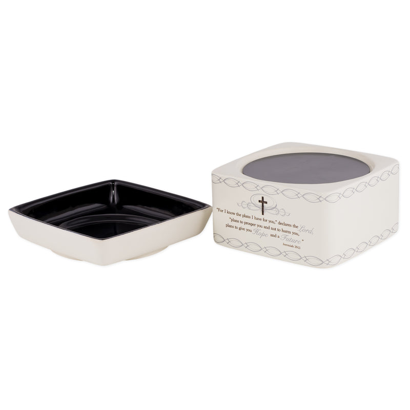 For I Know the Plans I Have For You Ceramic Stone 2-in-1 Tart Wax Oil Candle Warmer