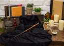 Brown Woodgrain Heart 13.75 inch Resin Costume Magic Wand