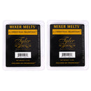 Tyler Candle Company A Christmas Tradition 1.9 Ounce Scented Mixer Wax Melt Cubes for Tart Burner, Pack of 2