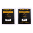 Tyler Candle Company Frosted Pomegranate 1.9 Ounce Scented Mixer Wax Melt Cubes for Tart Burner, Pack of 2
