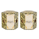 Tyler Candle Company 16009 Orange Vanilla 2 Ounce Boxed Votive Candle, Pack of 2