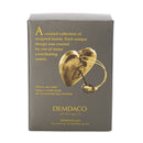 DEMDACO Friendship Loving Summer Floral 4 Inch Heart Shaped Resin Keepsake Decoration