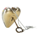 DEMDACO She Believed She Could So She Did Butterfly Floral 4 x 3 Heart Shaped Resin Keepsake Art Hearts Decoration with Key and Tassel