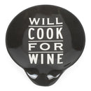 Demdaco Ceramic Spoon Rest, Black