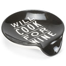 Demdaco Ceramic Spoon Rest, Black