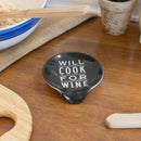 Demdaco Ceramic Spoon Rest, Black