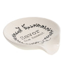 Demdaco Ceramic Spoon Rest, White