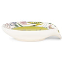 Demdaco Seasoned With Love Green Leaf 5 x 4 Glossy Ceramic Stoneware Spoon Rest