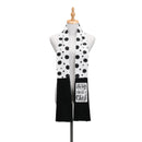 Nice To Chef Black Extra Long Cotton Blend Over The Shoulder Kitchen Towel Boa