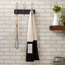 Blessing Food Family Black and White Stripe 68 inch 100% Cotton Dish Towel Boa