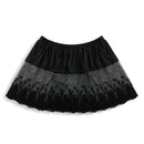 DEMDACO Black Sheer Floral Lace Womens Large Stretch Polyester Shirt Extender