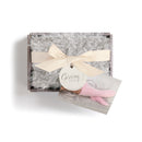 Taupe Fuzzy Womens One Size Polyester Blend Crew Style Gift Boxed Giving Socks