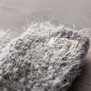 Taupe Fuzzy Womens One Size Polyester Blend Crew Style Gift Boxed Giving Socks