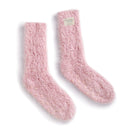 Pink Fuzzy Womens One Size Polyester Blend Crew Style Gift Boxed Giving Socks