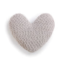 DEMDACO Taupe Grey Heart Shaped 10 x 11 inch Plush Polyester Decorative Throw Giving Pillow