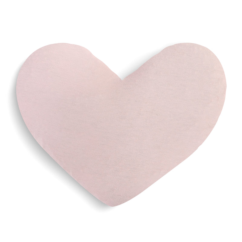 DEMDACO Blush Warming Heart 13 x 10 inch Plush Polyester Decorative Throw Giving Pillow