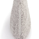 DEMDACO Grey Warming Heart 13 x 10 inch Plush Polyester Decorative Throw Giving Pillow