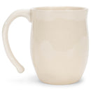 Grateful Heart Cream Inspirational 16 ounce Ceramic Stoneware Coffee Mug