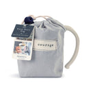 Brave Heart Cream Inspirational 16 ounce Ceramic Stoneware Coffee Mug