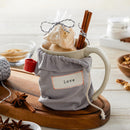 Loving Heart Cream Inspirational 16 ounce Ceramic Stoneware Coffee Mug