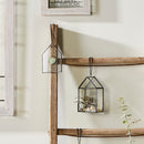 DEMDACO Hinged Midnight Black 6 x 4 Brass Metal and Glass Wall Frames Set of 3