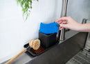 Nat & Jules Kitchen Black 8 x 4.5 Ceramic Stoneware Sink Caddy Set of 2
